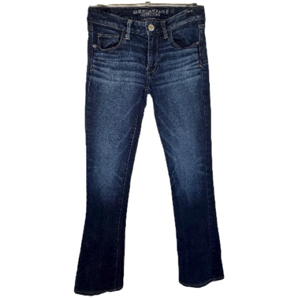 American Eagle Outfitters Women's Boot Cut Jeans - Dark Blue